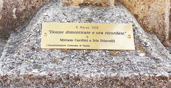 foto 2. Pescia-targa in ricordo di Miriam Cardini e Iris Stiavelli copia.jpg