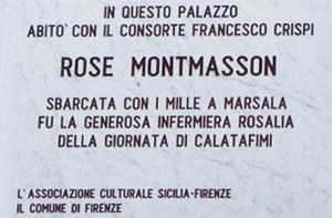 FOTO 2.Montmasson e Crispi a Firenze