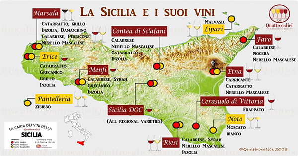 Foto 6. Carta dei vini siciliani