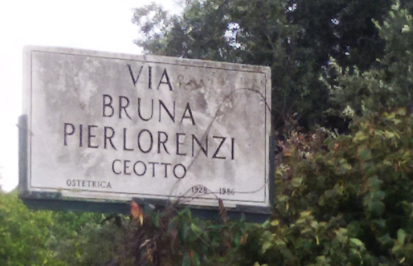 FOTO. Via Bruna Pierlorenzi Ceotto