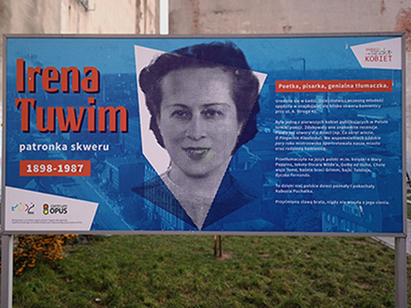 Foto 4. Irena Tuwim scheda informativa Lodz.600x450