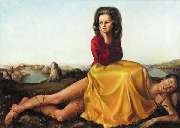 Fig.4_Woman Seated on a naked man_Leonor Fini
