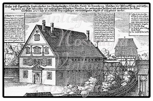 Malefiz House of the Catholic Inquisition in Bamberg
