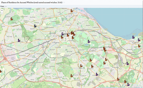 Foto13 Mappa interattiva online delle Witches finite al rogo creata dall'Università di Edimburgo (Scozia)