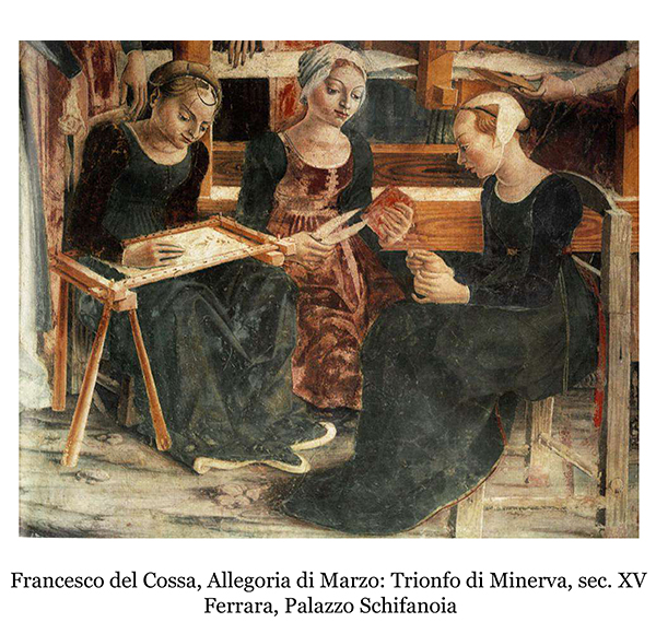 Quadro 3.Le ricamatrici