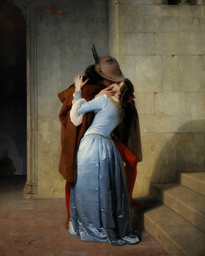 Foto1 Il bacio.(Pinacoteca_de_BreFoto 2. ra,_Milán,_1859)